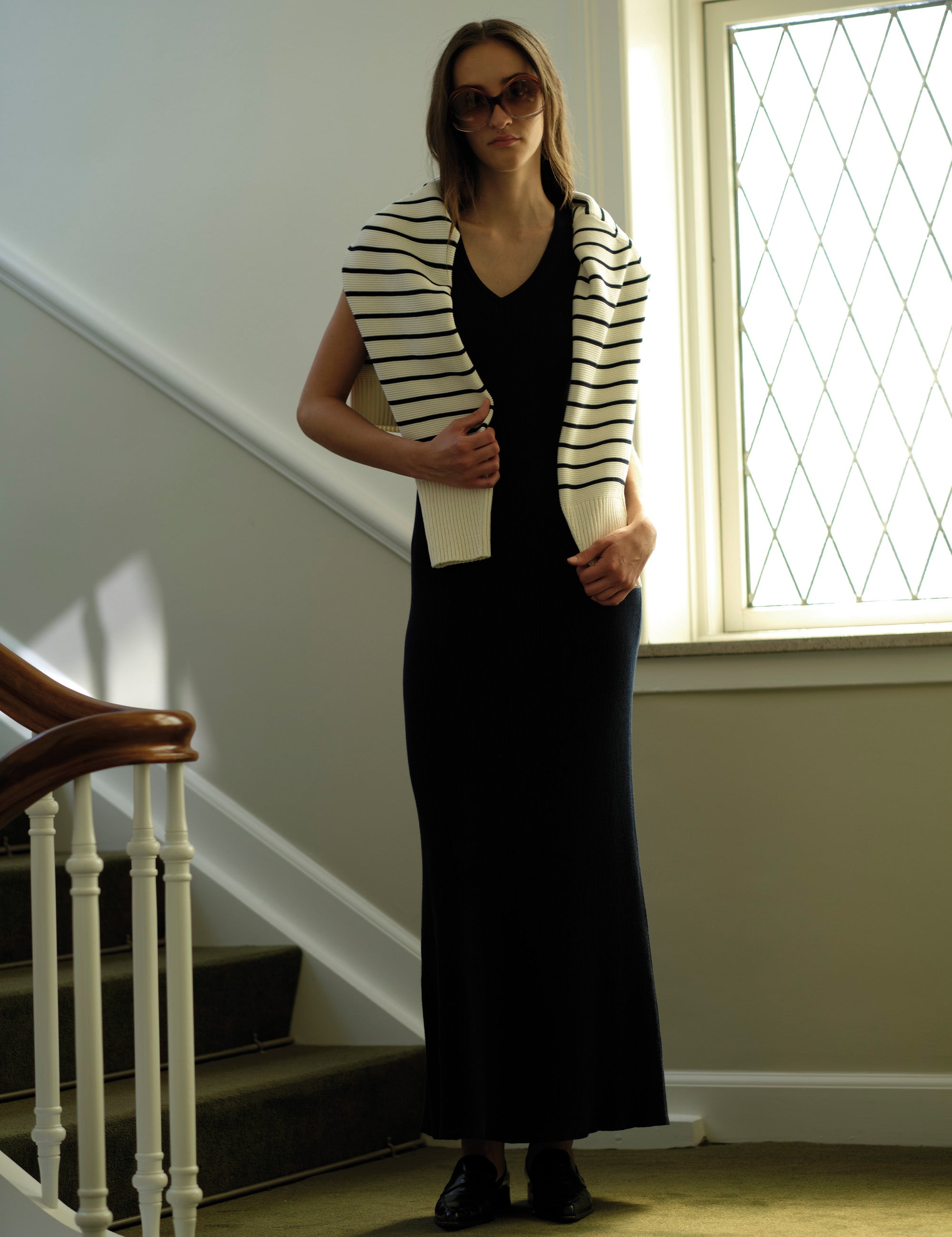 Taliana Rib Gown Navy XXS / Navy