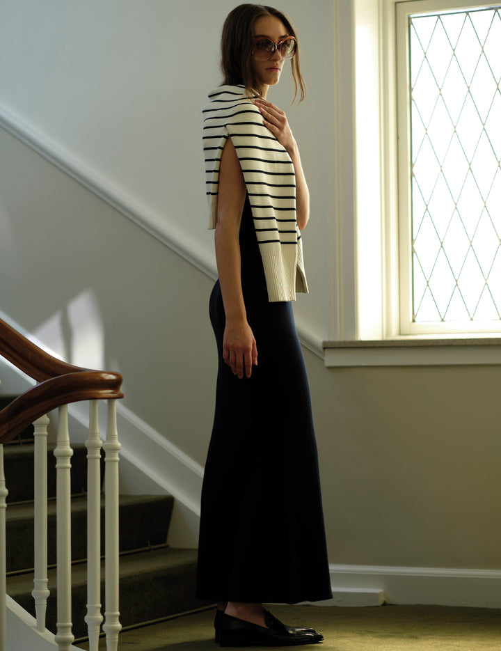 Taliana Rib Gown Navy XXS / Navy