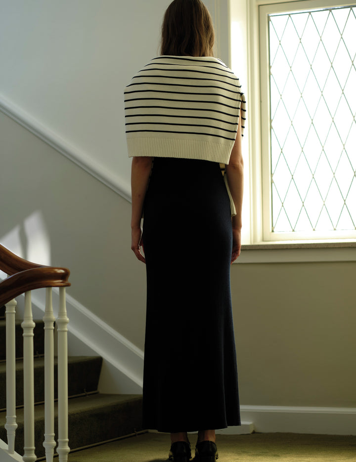 Taliana Rib Gown Navy XXS / Navy