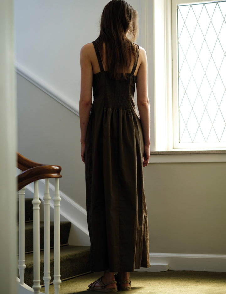 Claire Shoulder Gown Olive 32 / Olive