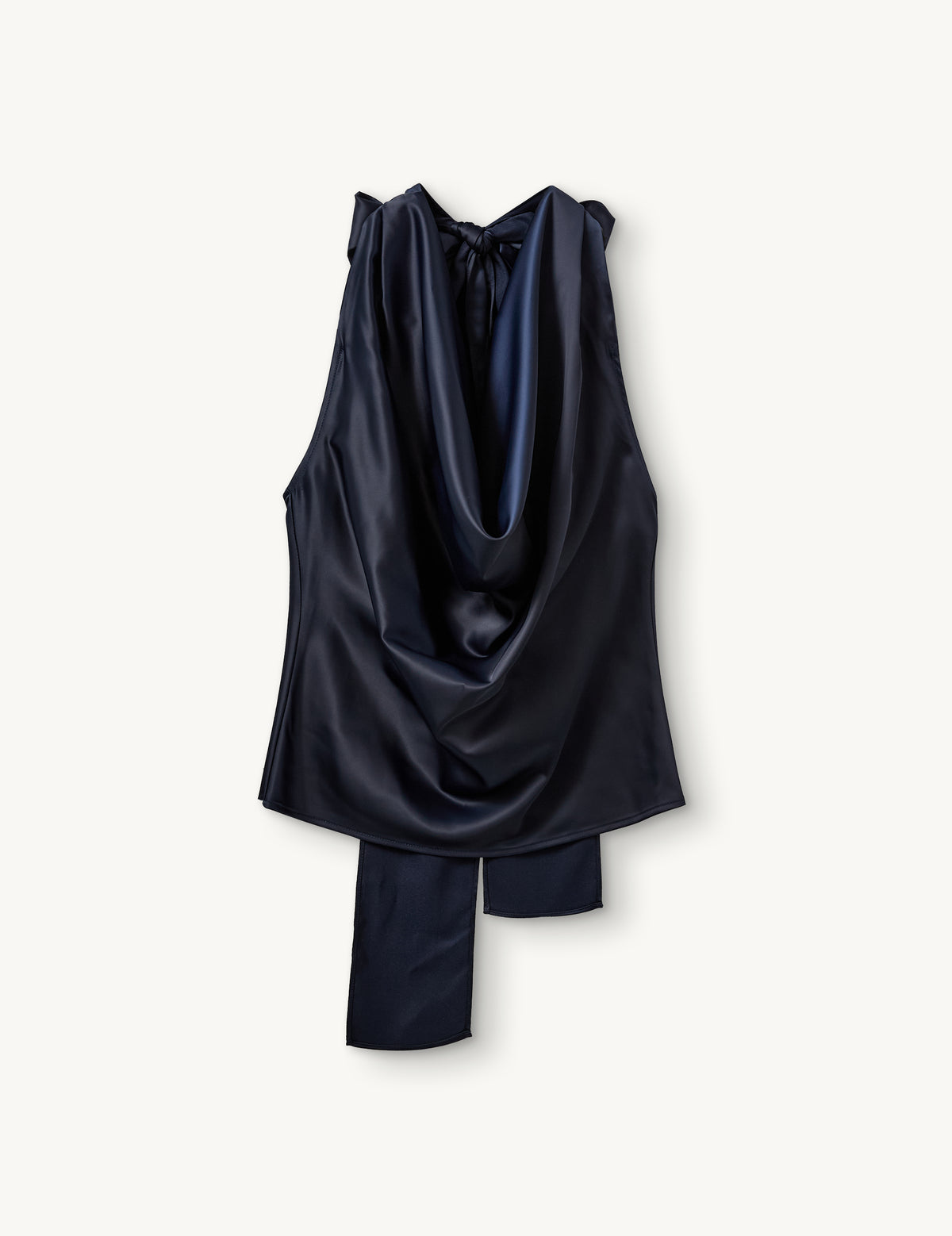 Sandy Scarf Top Navy
