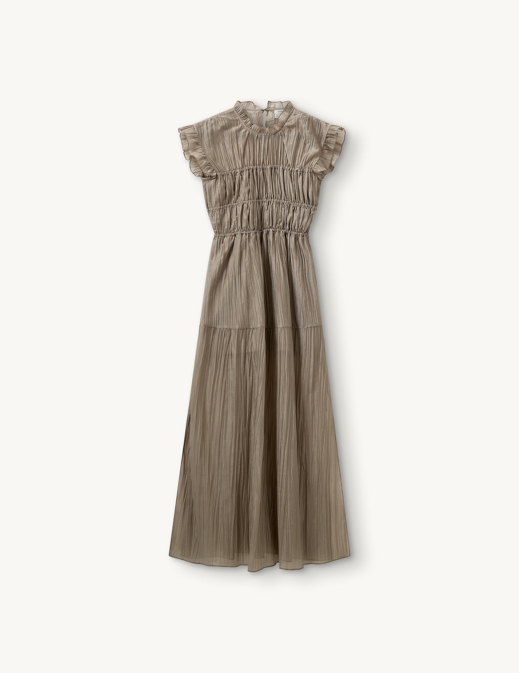 Angela Slit Dress Oyster