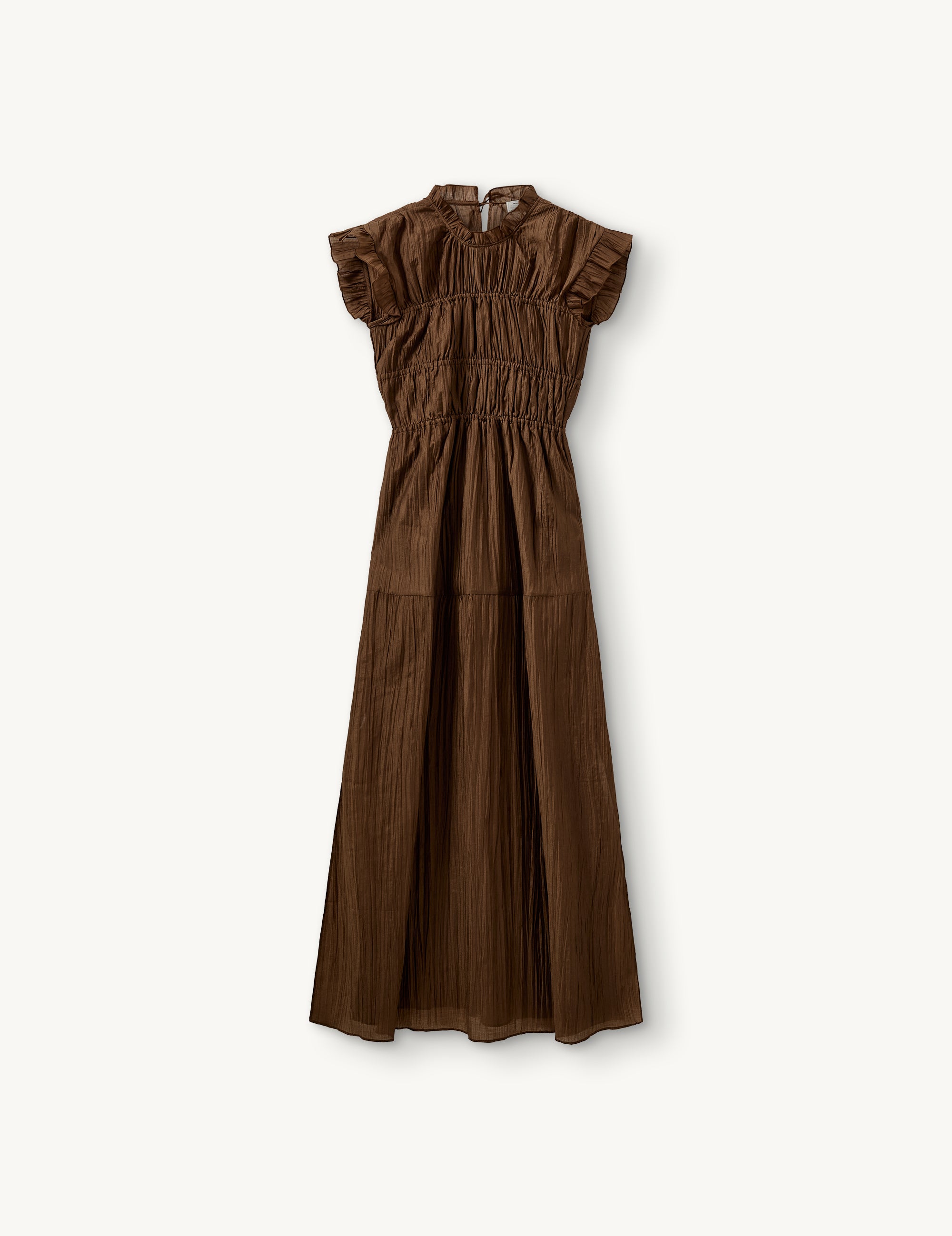 Angela Slit Dress Chocolate