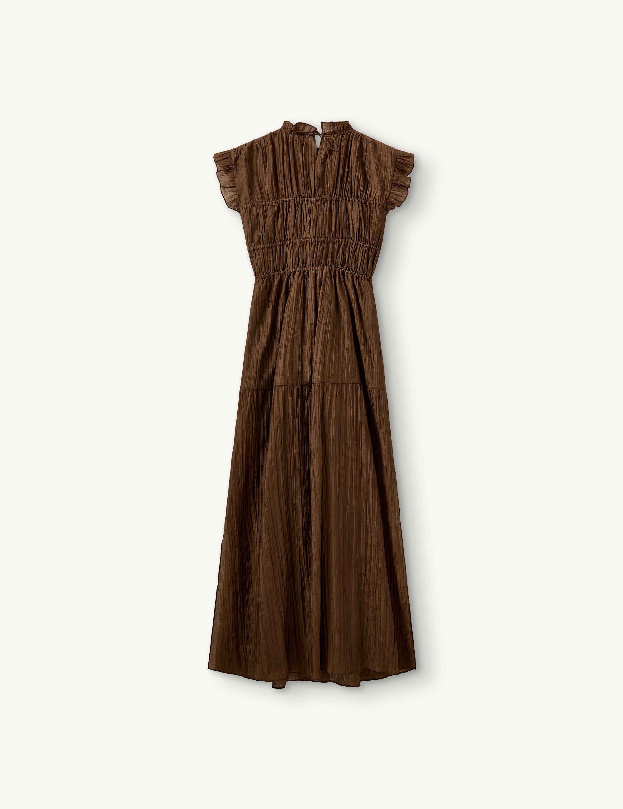 Angela Slit Dress Chocolate