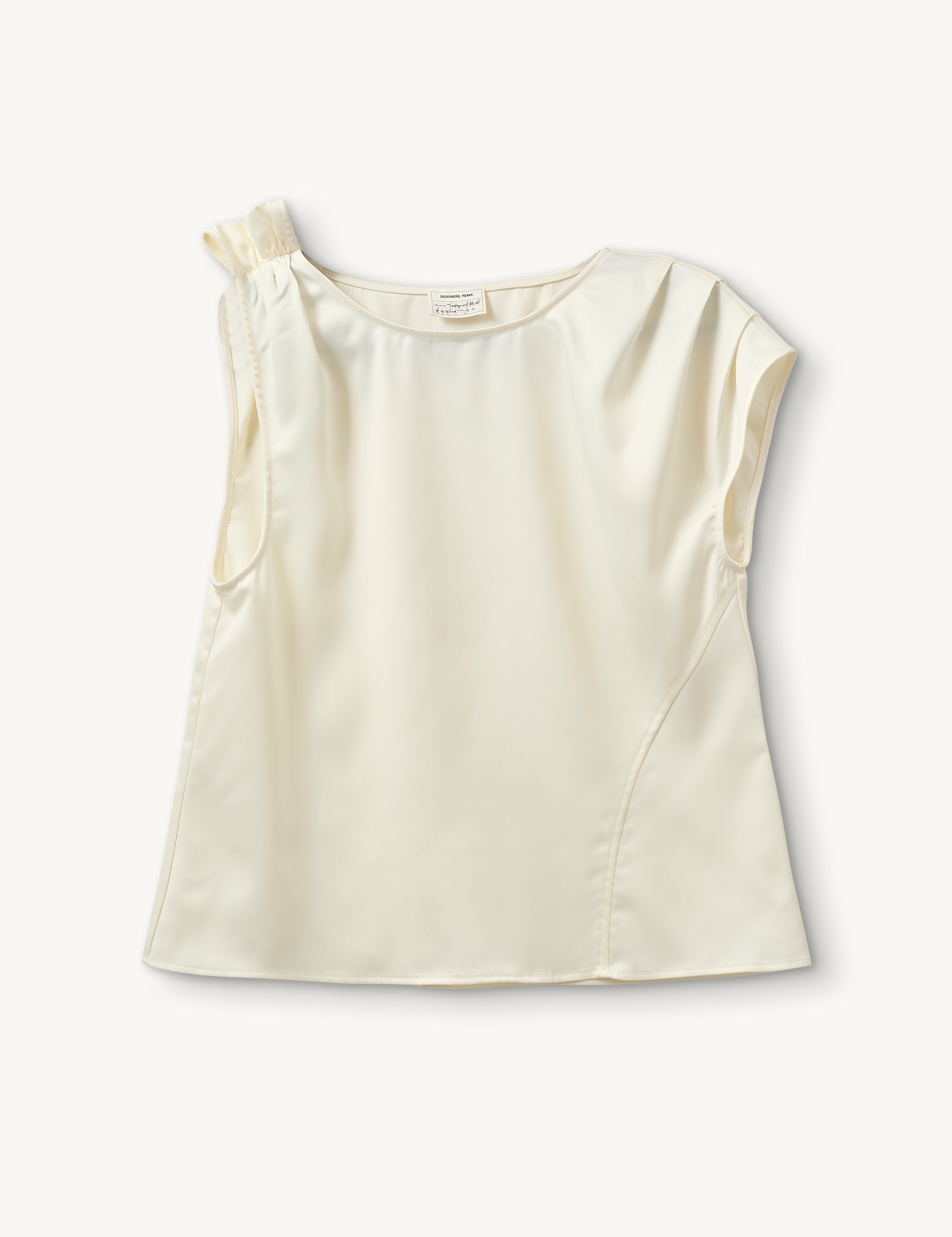 Stella Drape Top Cream