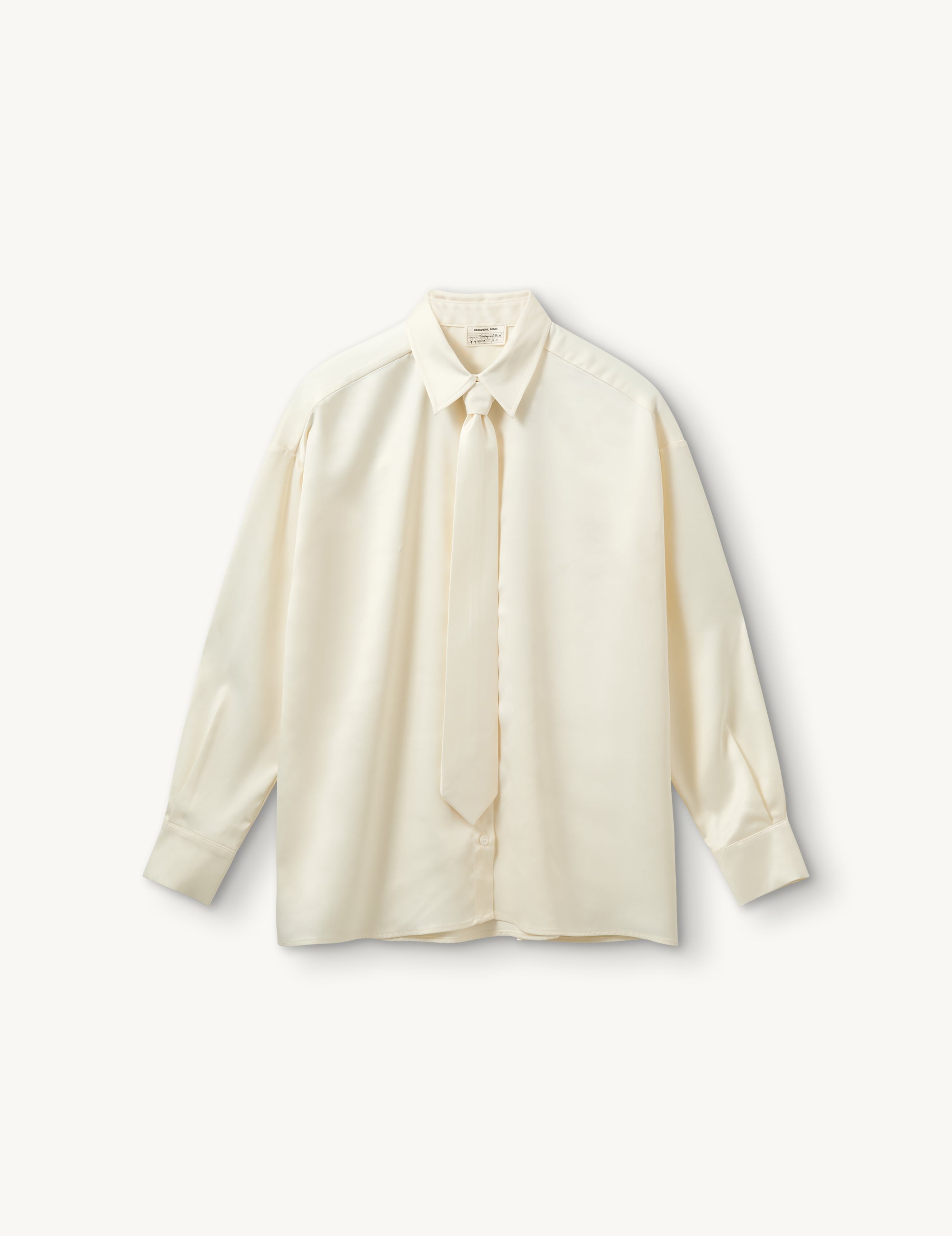 Stella Tie Shirt Cream