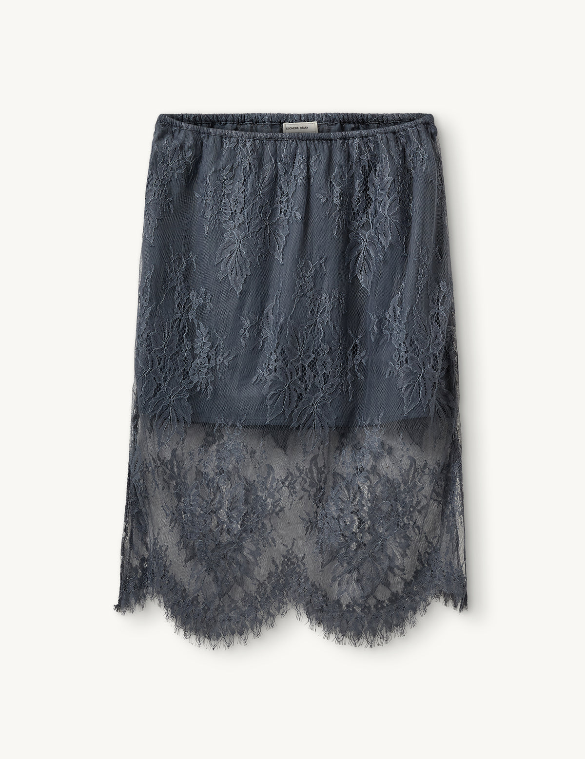 Lazy Slip Skirt Dark Grey